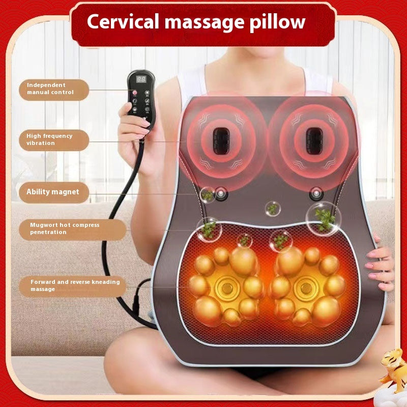 Desk Reset™ Heated Massage Lumbar Support Cushion