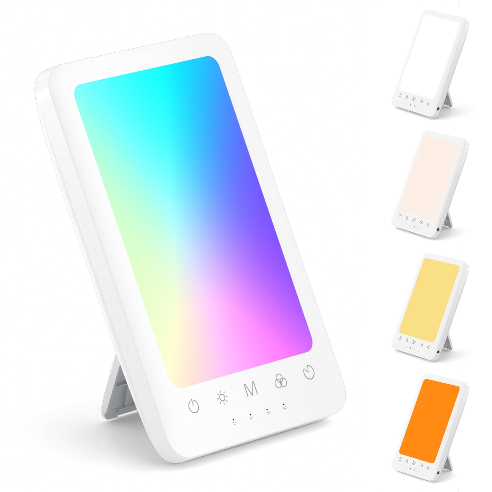 Desk Reset EnergyGlow Light Therapy Lamp: Portable 10,000 Lux Energy & Focus Desk Lamp