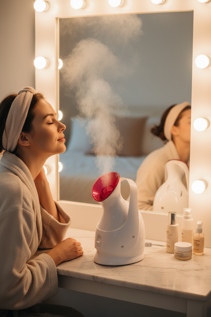 Reset Prep™ Facial Steamer | Deep Hydration & Spa-Ready Skin