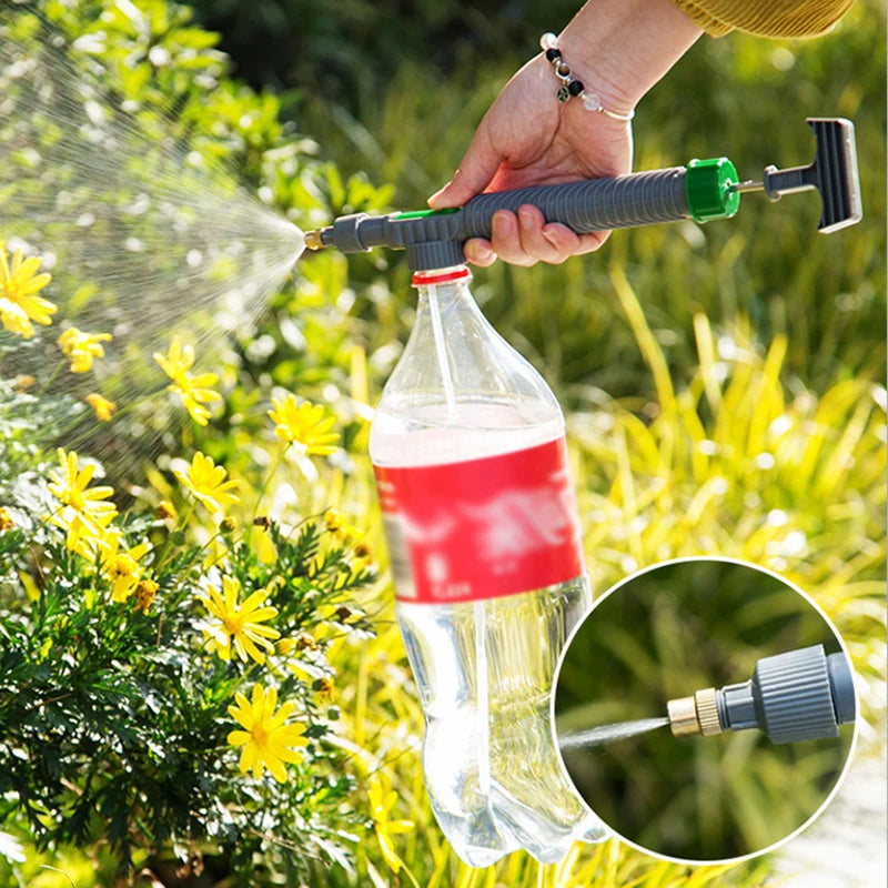 High Pressure Manual Sprayer With Adjustable Spray Head For Garden And Car