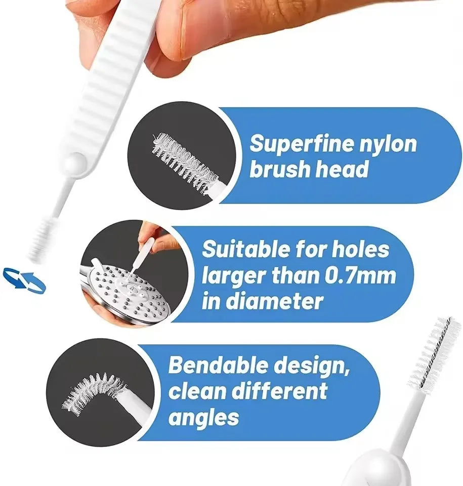 Charging Port Dust Plug With Cleaning Brush For IPhone Type C Samsung Xiaomi Set