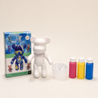 Inner Child Fluid Bear Painting Kit with Color Pop rose, yellow and blue paints