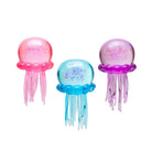 Large NeeDoh Jelly Squish jellyfish toys in blue pink and purple