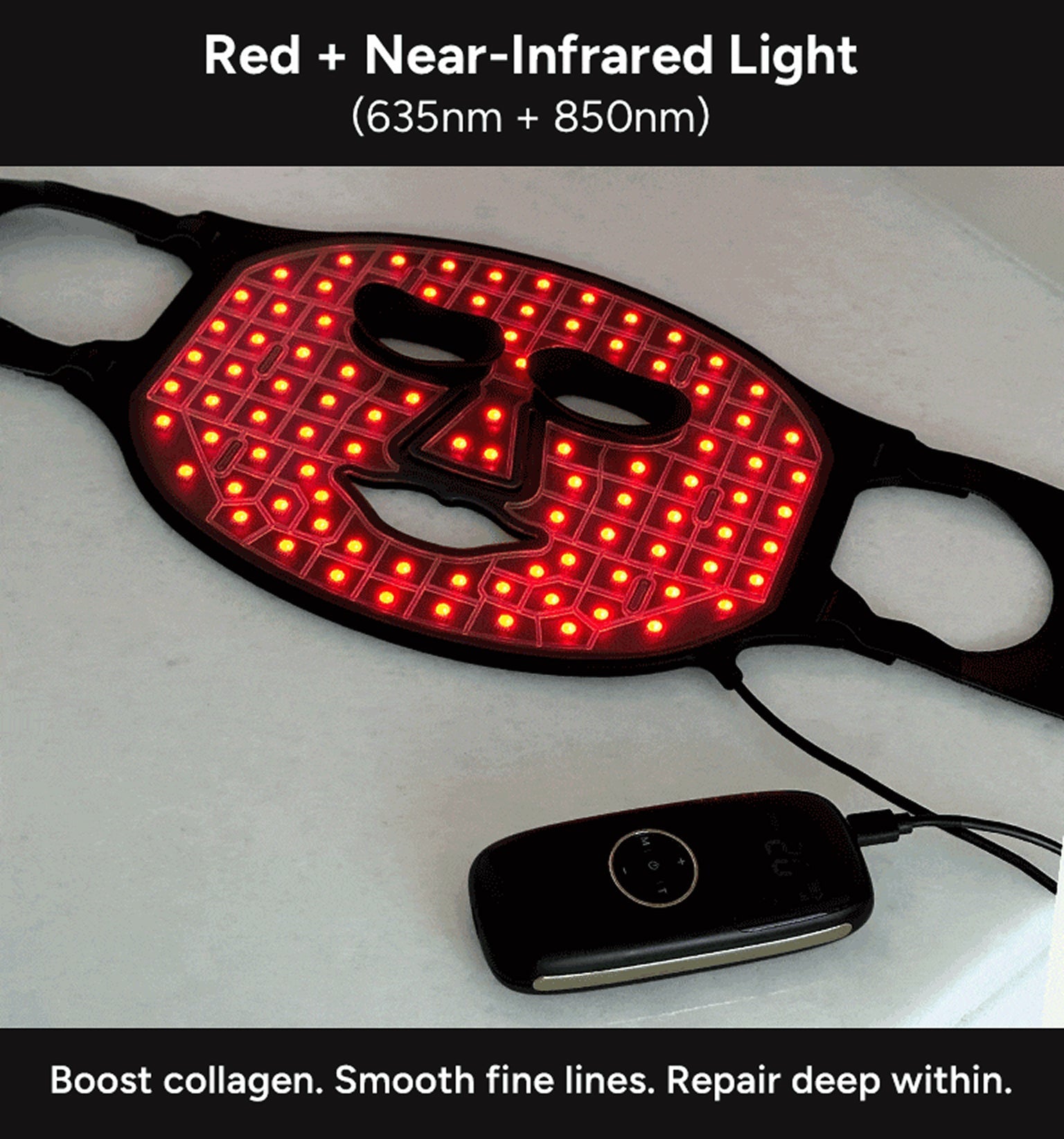 The Mask LED Light Therapy Mask For Acne And Skin Rejuvenation