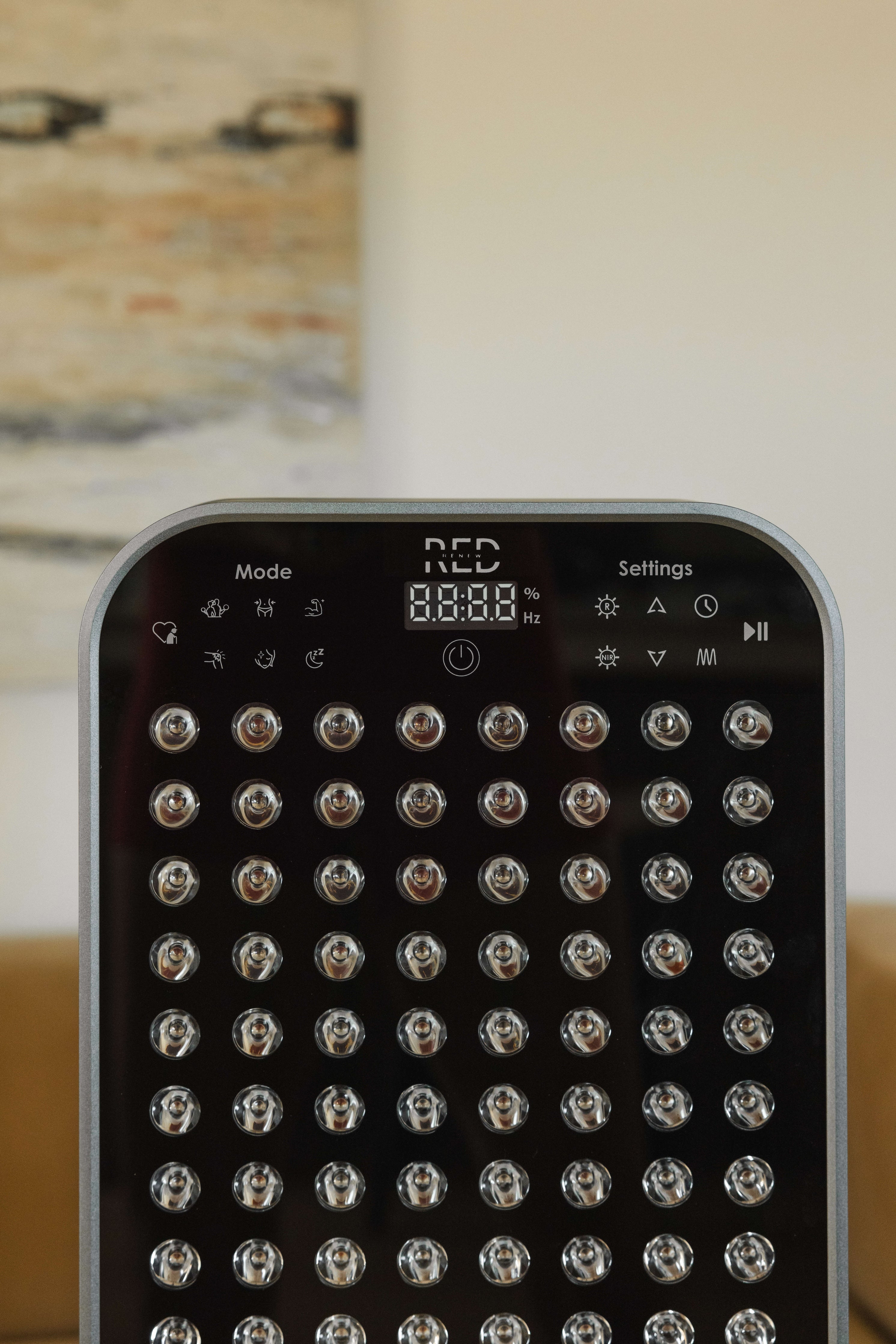 The Large Panel Light Therapy Device For Full Body Coverage And Custom Settings