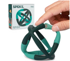 Speks Fleks flexible magnetic fidget in Evergreen with retail packaging