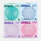 Speks Gump memory gel stress ball variants