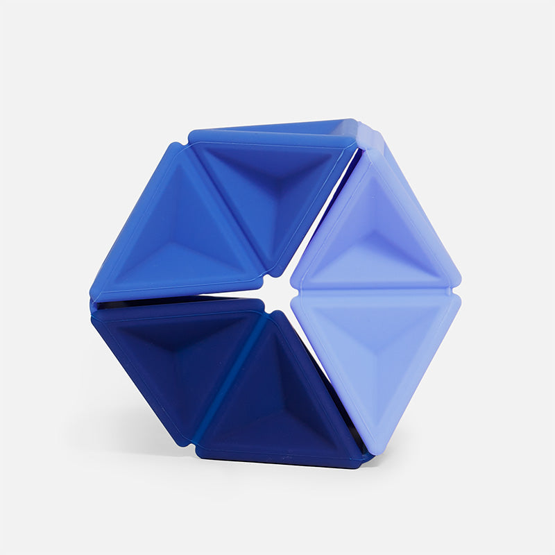 Speks Pivot Silicone Flexagon in Navy